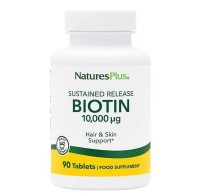 Nature's Plus Biotin 10,000mcg 90tabs