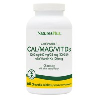 Nature's Plus Chewable Cal/Mag/Vit.D3 60 Μασώμενες …