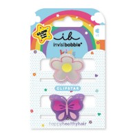 Invisibobble Kids Clipstar Glow Happy Flower 2τμχ