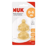 Nuk First Choice+ Θηλή από Καουτσούκ 0-6m Μέγεθος …