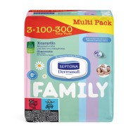 Septona Family Wet Wipes with Chamomile 300 Τεμάχι …