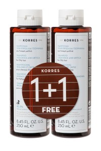 KORRES SHAMPOO ΓΛΥΚΥΡΡΙΖΑ  & ΤΣΟΥΚΝΙΔΑ, ΛΙΠΑΡΑ 250 …