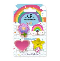 Invisibobble Kids Clipstar Happy World 4τμχ